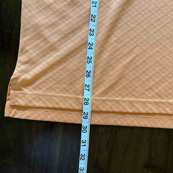 Tehama Mens Golf Polo Shirt Orange  size LG - Picture 10 of 12